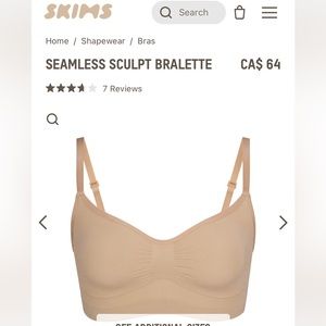SKIMS Sculpting Bralette - Size 2X/3X